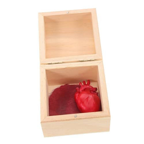Warmhm Herz Geschenkbox Herzschachteln Für Blumen Halloween-herzdekor Anatomisches Herzdekor Künstliche Herz-Requisiten Holzkisten Mit Deckel Halloween-Fake-Herz Beige Harz Warmhm Herz Geschenkbox Herzschachteln Für Blumen Halloween-herzdekor Anatomisches Herzdekor Künstliche Herz-Requisiten Holzkisten Mit Deckel Halloween-Fake-Herz Beige Harz von Warmhm