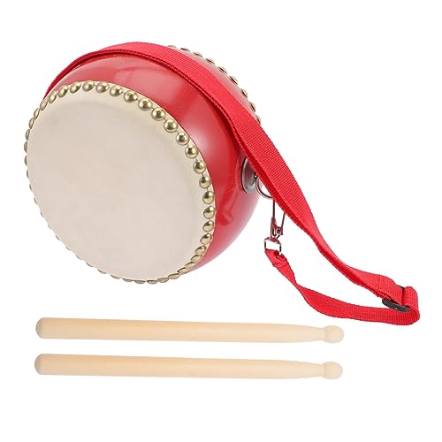 Warmhm Musikpädagogisches Spielzeug Für Kinder 5 Zoll Holztrommel Kinderspielzeug Kreatives Musiktrommelspielzeug Sicheres Design von Warmhm