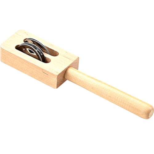 Warmhm Holz Handglocke Lernspielzeug für Kleinkinder Musikalisches Motorischen Fähigkeiten für Ab Monaten Fördert Rhythmus und Koordination von Warmhm