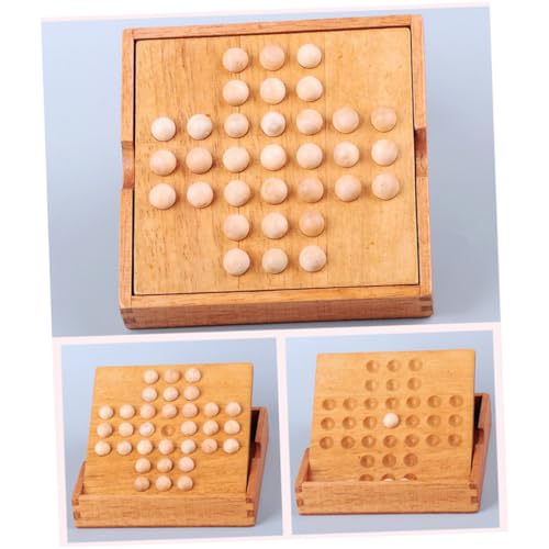 Warmhm Holzschachspiel Klassisches Brettspiel aus Holz Intelligentes für Familien Freunde und Lernspielzeug Geduld und Logischem Warmhm Holzschachspiel Klassisches Brettspiel aus Holz Intelligentes für Familien Freunde und Lernspielzeug Geduld und Logischem von Warmhm
