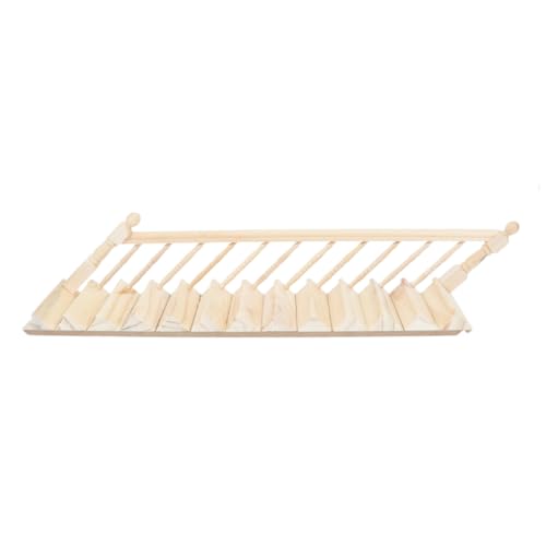 Warmhm Holztreppe mit Handlauf für DIY Puppenhaus Zubehör für Miniaturmöbel zur Dekorativen Gestaltung von Wohnräumen Miniaturmodellen Warmhm Holztreppe mit Handlauf für DIY Puppenhaus Zubehör für Miniaturmöbel zur Dekorativen Gestaltung von Wohnräumen Miniaturmodellen von Warmhm