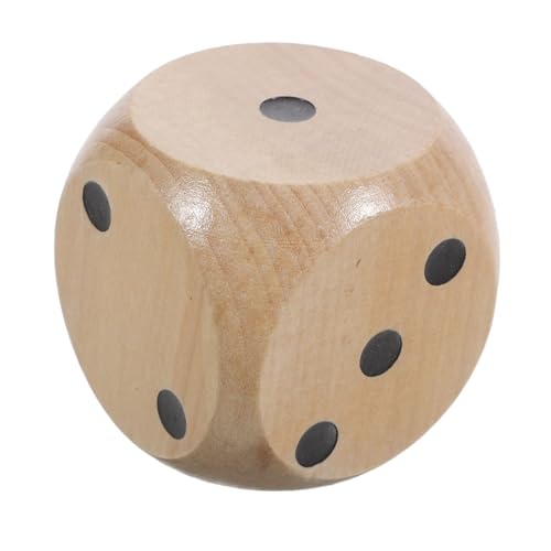 Warmhm Holzwürfel Würfel für groß für polyedrische Würfel Spieleprop Spieldekoration Partyspielwürfel Holz Spiel requisit Brettspiel-Tool Spielzeugwürfel von Warmhm