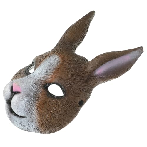 Warmhm Horror Halloween Hasenmaske Leichtem PU Lustige Cosplay Maske für Kostüm und Maskenpartys Tragbares Tiergesicht für Gruselige Karneval und Halloween Feiern Warmhm Horror Halloween Hasenmaske Leichtem PU Lustige Cosplay Maske für Kostüm und Maskenpartys Tragbares Tiergesicht für Gruselige Karneval und Halloween Feiern von Warmhm