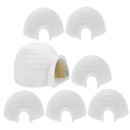 Warmhm Iglu Modellset Teiliges mit Großem und Kleinen Tierfiguren aus Resin Lernspielzeug für Zuhause Büro oder Geschäfte Perfektes zu Weihnachten für Sammler Warmhm Iglu Modellset Teiliges mit Großem und Kleinen Tierfiguren aus Resin Lernspielzeug für Zuhause Büro oder Geschäfte Perfektes zu Weihnachten für Sammler von Warmhm