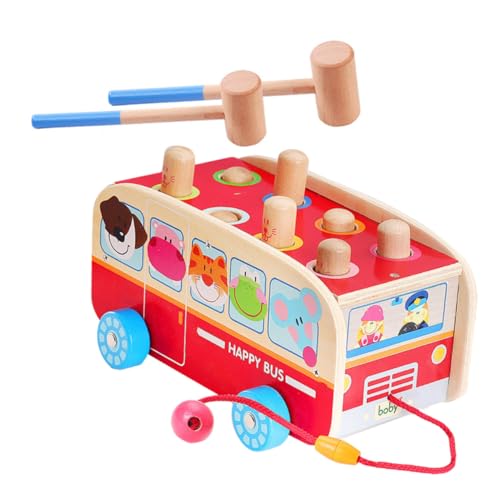 Warmhm Interaktives Holzspielzeug für Kleinkinder Pounding Toy im Bus Design für Jahre Fördert Frühes Lernen und Motorische Fähigkeiten Leicht und Tragbar für Zuhause und Unterwegs Warmhm Interaktives Holzspielzeug für Kleinkinder Pounding Toy im Bus Design für Jahre Fördert Frühes Lernen und Motorische Fähigkeiten Leicht und Tragbar für Zuhause und Unterwegs von Warmhm