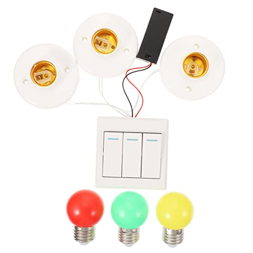 Warmhm Interaktives Lichtspielzeug für Schalter DIY Busy Board Fördert Kreativität und Problemlösungsfähigkeiten Kinderfreundlich und Tragbar für Frühe Bildung von Warmhm