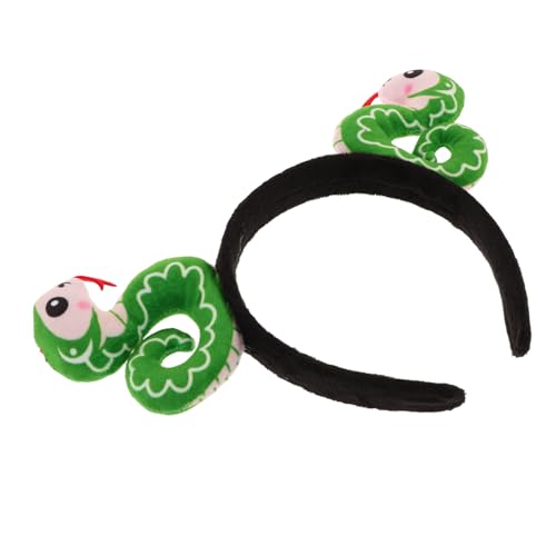 Warmhm Jahr des Schlangenkopfschmucks Urlaub wunderlich Mond- Plüschhaarband Charmant plüsch haarband schlangen haarschmuck Schlangenhaar-Accessoire Cartoon-Plüsch-Stirnband Plastik Green Warmhm Jahr des Schlangenkopfschmucks Urlaub wunderlich Mond- Plüschhaarband Charmant plüsch haarband schlangen haarschmuck Schlangenhaar-Accessoire Cartoon-Plüsch-Stirnband Plastik Green von Warmhm
