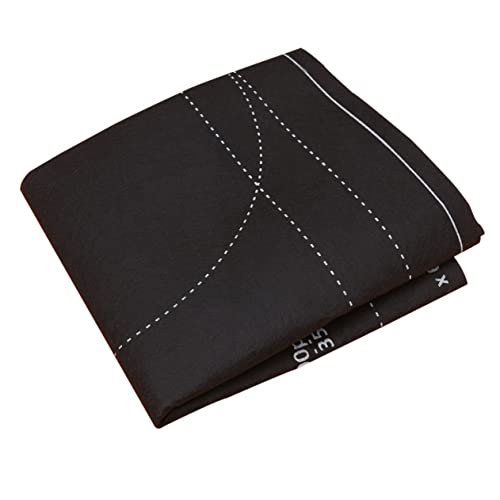 Warmhm Jigsaw Puzzlematte Schwarze Filzmatte mit Aufblasbarem Rohr und Fixierbändern für Teile Einfach zu Verwenden Transportieren Aufbewahrungslösung für Puzzleliebhaber von Warmhm