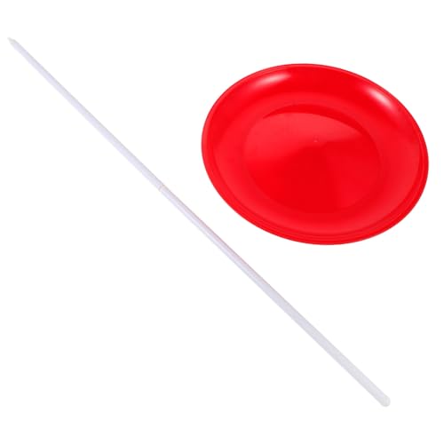 Warmhm Jonglierscheiben-Requisiten Trainingsdrehteller Jonglierausrüstung, Spinnteller Mit Stick Jonglierplatte Mit Stöcken Für Zirkus Zirkusteller Mit Stöcken Rot Plastik Warmhm Jonglierscheiben-Requisiten Trainingsdrehteller Jonglierausrüstung, Spinnteller Mit Stick Jonglierplatte Mit Stöcken Für Zirkus Zirkusteller Mit Stöcken Rot Plastik von Warmhm