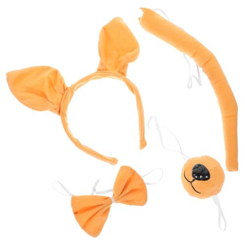 Warmhm Känguru Ohren Stirnband Für Süßes Cosplay Zubehör Mit Känguru Ohren Nase Und Bowtie Für Partys Halloween Und Kostüme Tierohren Haarschmuck Für Mädchen Warmhm Känguru Ohren Stirnband Für Süßes Cosplay Zubehör Mit Känguru Ohren Nase Und Bowtie Für Partys Halloween Und Kostüme Tierohren Haarschmuck Für Mädchen von Warmhm