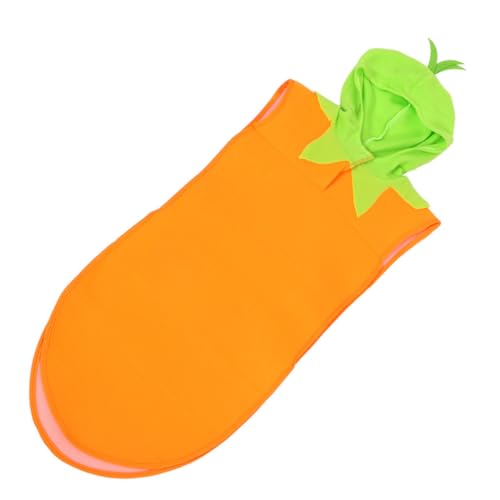 Warmhm Karotten Kostüm Cosplay Verkleidung für Mädchen Jungen Gemüse Outfit für Party Rollenspiel Fasching von Warmhm