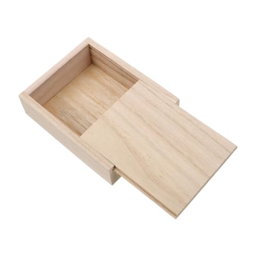 Warmhm Kasten Pokerbox Spielkarten Karteikarteninhaber Kartenhülle Visitenkartenetui Kartenspielhalter Khaki Holz von Warmhm
