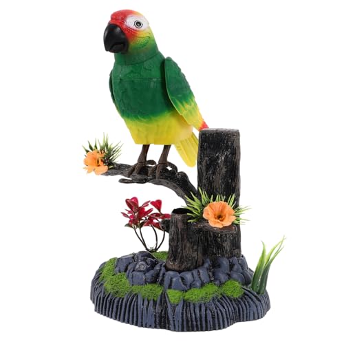 Warmhm Kinderspielzeug Vogel-Bastelschmuck sprechendes Vogelspielzeug am süßesten elektronisches interaktives elektronisches Haustier Spielzeugvögel Plastik Green von Warmhm