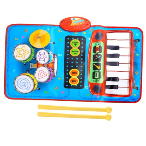 Warmhm Klavier Musikmatte Musikalische Spieldecke für Junge Mädchen und Kleinkinder Fördert Musikalische Entwicklung und Motorik für Drinnen und Draußen Batterien Erforderlich Warmhm Klavier Musikmatte Musikalische Spieldecke für Junge Mädchen und Kleinkinder Fördert Musikalische Entwicklung und Motorik für Drinnen und Draußen Batterien Erforderlich von Warmhm