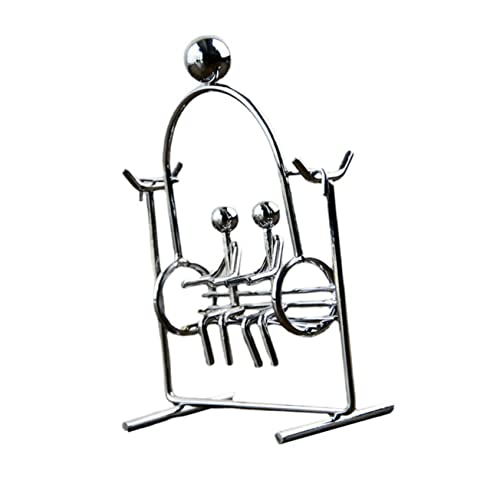 Warmhm Kleine Eisenmannverzierung Swing-Balance- Schwingende Verzierung Balancierendes Tumbler- Becherverzierung Eisenbecher Eiserne Verzierung Silver Metall Warmhm Kleine Eisenmannverzierung Swing-Balance- Schwingende Verzierung Balancierendes Tumbler- Becherverzierung Eisenbecher Eiserne Verzierung Silver Metall von Warmhm