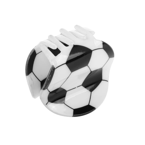Warmhm Kleiner Fußball Haarspange Sportlicher Haarkralle Clip für Frauen Mädchen Fußball Haarschmuck Geeignet für Dünnes Haar Stylischer Sportlicher Haarklammer Accessoire von Warmhm
