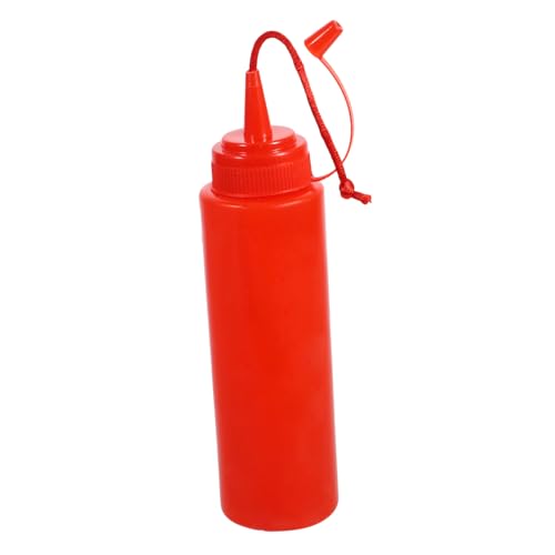 Warmhm Knifflige Ketchup-Flasche Party Geformt Halloween Klein Quetschen Ketchup-Flaschen-streich Lustig Mini Erwachsene Selbst Trick Whoopee Streich Ketchup Flasche Düse Abs Rot von Warmhm