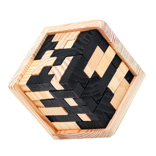 Warmhm Kongming Schlossspielzeug Luban-Lock- Spielspielzeug freischalten ineinandergreifendes Puzzle- Kongming-Sperre Schlüsselspielzeug zum Entwirren Holz Warmhm Kongming Schlossspielzeug Luban-Lock- Spielspielzeug freischalten ineinandergreifendes Puzzle- Kongming-Sperre Schlüsselspielzeug zum Entwirren Holz von Warmhm