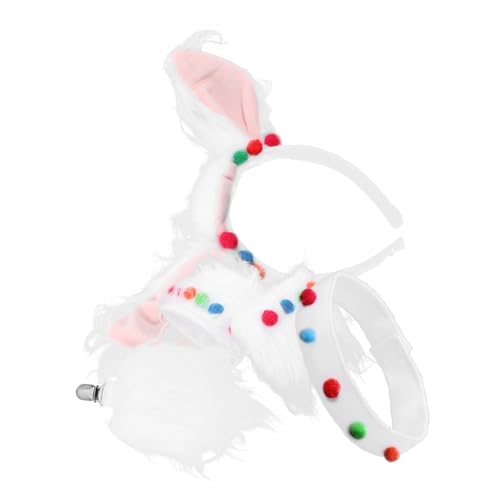 Warmhm Kostüm Tier Ohren Stirnband mit und Halsband für Karneval Cosplay Tier Kostüm Zubehör für Bühne Geburtstag Party Warmhm Kostüm Tier Ohren Stirnband mit und Halsband für Karneval Cosplay Tier Kostüm Zubehör für Bühne Geburtstag Party von Warmhm