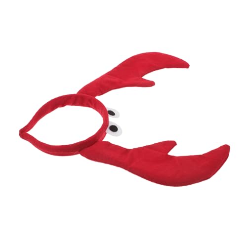 Warmhm Krabben Stirnband mit Großen Augen Elastisch und Weich Lustiges Cosplay Haarband für Erwachsene und Geeignet für Halloween Partys Theater und Kostümveranstaltungen von Warmhm
