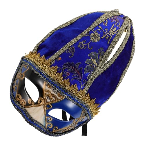 Warmhm Kreative Venezianische Halloween Maske für Herren Blau Langlebig und Wiederverwendbar für Maskenball Karneval Tanzpartys und Kostüm Events Warmhm Kreative Venezianische Halloween Maske für Herren Blau Langlebig und Wiederverwendbar für Maskenball Karneval Tanzpartys und Kostüm Events von Warmhm