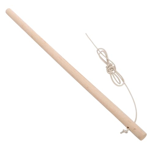 Warmhm Kreiselpeitsche aus Holz Arbeitssparvorrichtungen Tops Kinderspielzeug Tops Holzkreisel drehen Sich Spinning Top Toy Gyroskop Strümpfe hölzern Beige von Warmhm