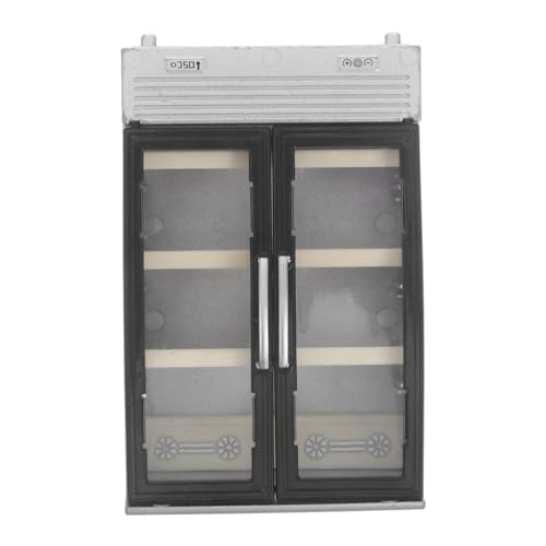 Warmhm Kühlschrank Modell Für Puppenhaus Türiger Kühlschrank Für DIY Perfektes Zubehör Für Mini Dekoration Für Mikrolandschaften Und Geschenkideen von Warmhm