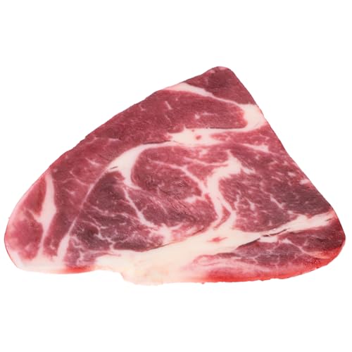 Warmhm Künstliches Rindfleisch Modell Realistische Nachbildung für Restaurant Deko Küchen Requisiten Party und Fotografie Zubehör Langlebig und Farbecht Warmhm Künstliches Rindfleisch Modell Realistische Nachbildung für Restaurant Deko Küchen Requisiten Party und Fotografie Zubehör Langlebig und Farbecht von Warmhm
