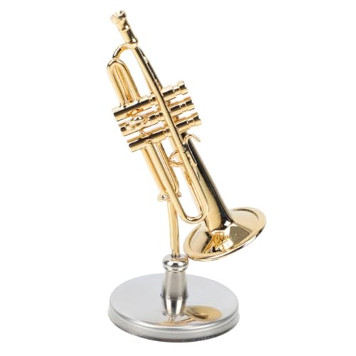 Warmhm Kupfer Mini Trompete Modell Mikrolandschaft Trompete Ornament Puppenhaus Musikzimmer Verzierung Miniatur Musikinstrument Modell Warmhm Kupfer Mini Trompete Modell Mikrolandschaft Trompete Ornament Puppenhaus Musikzimmer Verzierung Miniatur Musikinstrument Modell von Warmhm