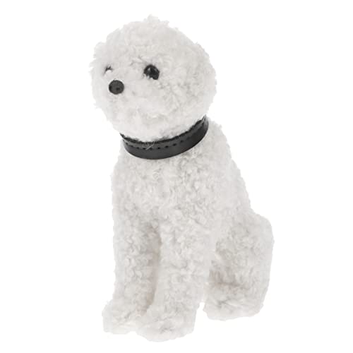 Warmhm Kuscheltier Hund Figurine Plüsch Dekoration für Zuhause Süßes Cartoon Hundemodell Schlafbegleiter und Fürs Kinderzimmer und Hautfreundlich von Warmhm