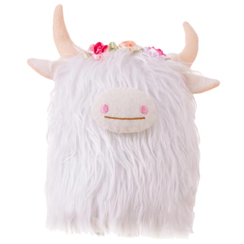 Warmhm Kuscheltier Kuh aus Plüsch Niedliches Cow Stofftier für Dekoration Fotorequisiten Weiches und Lebensechtes Design für Feiertage und Partys von Warmhm