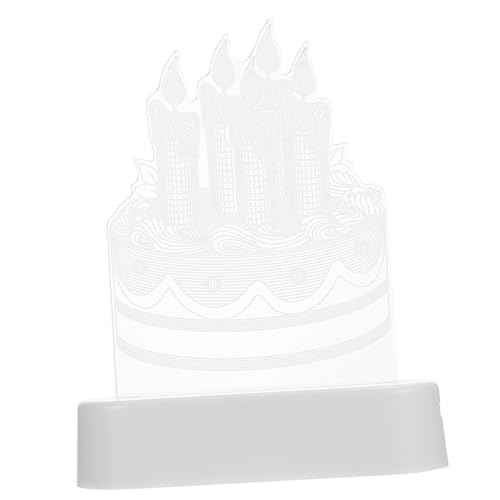 Warmhm LED Geburtstagskuchen Deko Ornament Licht Leuchtende Tortendekoration Stabile Struktur Kreativ Für Innen Geburtstagsparty Festliche Atmosphäre Warmhm LED Geburtstagskuchen Deko Ornament Licht Leuchtende Tortendekoration Stabile Struktur Kreativ Für Innen Geburtstagsparty Festliche Atmosphäre von Warmhm