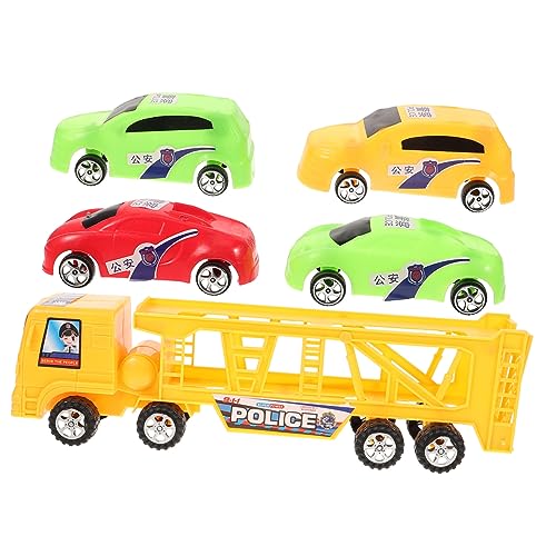Warmhm LKW-Fahrzeugmodell Anhängermodell Roboter puppenwagen Miniatur-LKW Modellauto Kinderauto anhänger Modell eines Kinderanhängers Automodellbausatz Plastik von Warmhm