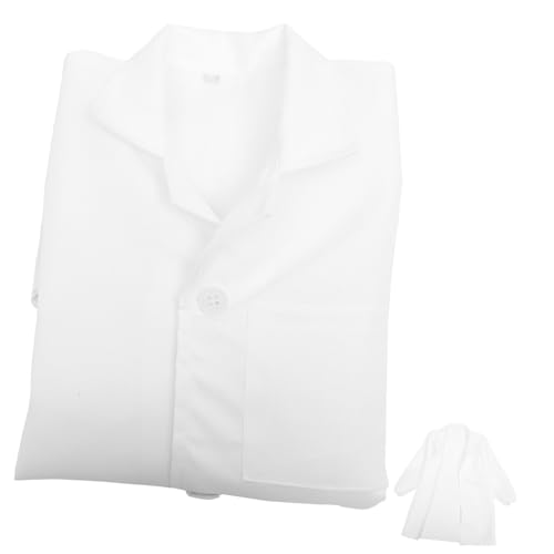 Warmhm Laborkittel Für Stengel Jungs Accessoire Cosplay-wissenschaftler-kleidung Laborkleidung Für Kostüme Für Kinderkostüm Stoff Weiß von Warmhm