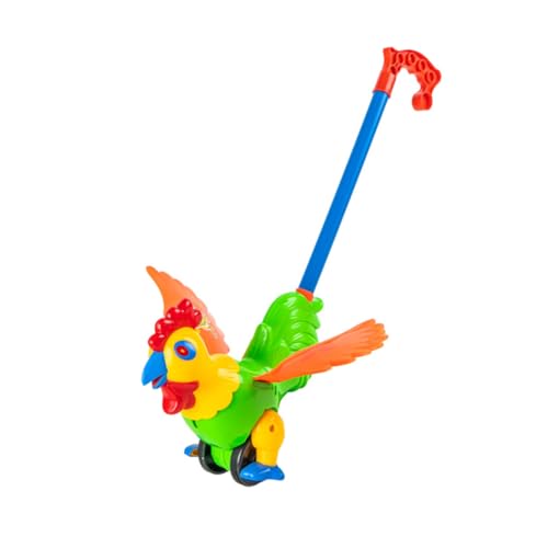 Warmhm Lauflernhilfe für Kleinkinder Abnehmbarer Griff Cartoon Hühnerwagen Schiebespielzeug für Fördert Motorische Fähigkeiten Für Drinnen und Draußen Farben Zufällig Warmhm Lauflernhilfe für Kleinkinder Abnehmbarer Griff Cartoon Hühnerwagen Schiebespielzeug für Fördert Motorische Fähigkeiten Für Drinnen und Draußen Farben Zufällig von Warmhm
