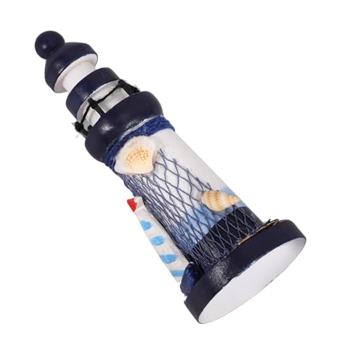 Warmhm Leuchtturm Modell Themen Nautische Party Dekorationen Puppenhaus Für Miniatur Dekorativer Leuchtturm Außendekor Rustikale Leuchtturm Figur Willkommensständer Kleines von Warmhm