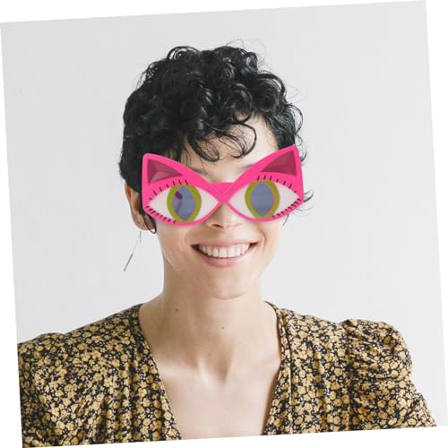 Warmhm Lustige Katzenaugen Brille Cosplay Katzenkostüm Partybrille mit Großem Auge und Erhöhter Linse Kreative Foto Requisite für Geburtstagsfeiern und Kostümpartys Warmhm Lustige Katzenaugen Brille Cosplay Katzenkostüm Partybrille mit Großem Auge und Erhöhter Linse Kreative Foto Requisite für Geburtstagsfeiern und Kostümpartys von Warmhm