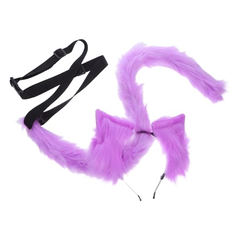 Warmhm Mädchen – Einfach Zu Tragen Süß Kreativ Party Rollenspiel Halloween Katze Dekorative Reifen Tier Outfits Haarbänder Erwachsene Ideales Kostüm Cosplay Kleid von Warmhm