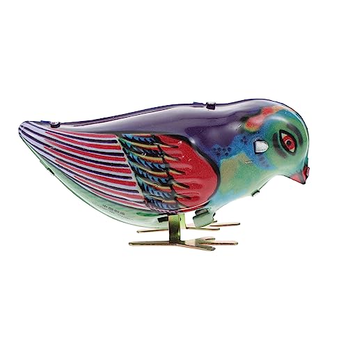 Warmhm Magpie Aufziehspielzeug aus Blech Kreatives Retro für Vintage Design Sicher für Kleine Hände für Spielzeugpartys und Endloser Spaß für Jungen Warmhm Magpie Aufziehspielzeug aus Blech Kreatives Retro für Vintage Design Sicher für Kleine Hände für Spielzeugpartys und Endloser Spaß für Jungen von Warmhm