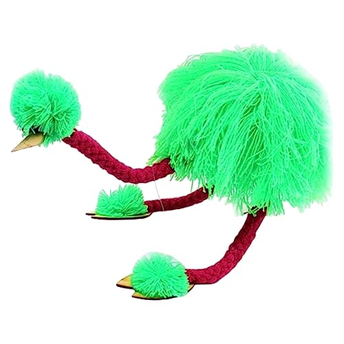 Warmhm Marionette einzigartig Dinosaurier Bausatz zappeln entwicklung kindliche entwicklung Toy Hand Puppet lustige Figur Handwerk Puppenspiel-Requisite Kiefernholz Green von Warmhm