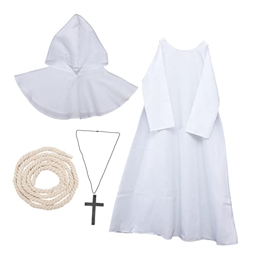 Warmhm Medieval Kapuzen Robe mit Priestergewand Design Halloween Cosplay Kostüm für Herren und Damen Renaissance Gewand mit Vintage Look Geeignet für Kostümparty und Fotoshooting Warmhm Medieval Kapuzen Robe mit Priestergewand Design Halloween Cosplay Kostüm für Herren und Damen Renaissance Gewand mit Vintage Look Geeignet für Kostümparty und Fotoshooting von Warmhm