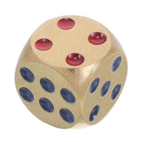 Warmhm Würfel Aus Metall Und Messing – Vielseitige Würfel Für Poker Brettspiele – Einzigartiges Design Für Verbesserte Warmhm Würfel Aus Metall Und Messing – Vielseitige Würfel Für Poker Brettspiele – Einzigartiges Design Für Verbesserte von Warmhm