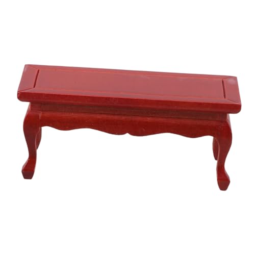 Warmhm Mini Couchtisch Aus Massivholz Puppenhaus Möbel Modell Schreibtisch Rot Für Dollhouse Puppenhaus Zubehör Warmhm Mini Couchtisch Aus Massivholz Puppenhaus Möbel Modell Schreibtisch Rot Für Dollhouse Puppenhaus Zubehör von Warmhm