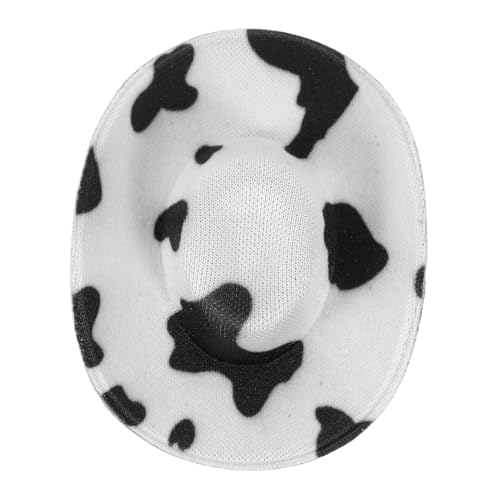 Warmhm Mini-Cowboyhut Kleiner Cowboyhut Mini-Cowboy-Hut Mini-Hut mit Verzierung Kleiner Cowgirlhut Eva von Warmhm