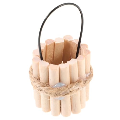 Warmhm Mini-Eimer-Modell lagercontainer vorratsbehälter Present Ideas Geschenkeidee weihachtsdeko weinachtsdeko Puppenträger Zubehör Bausatz Foto-Requisite Mini-Holzfass Eisen Warmhm Mini-Eimer-Modell lagercontainer vorratsbehälter Present Ideas Geschenkeidee weihachtsdeko weinachtsdeko Puppenträger Zubehör Bausatz Foto-Requisite Mini-Holzfass Eisen von Warmhm
