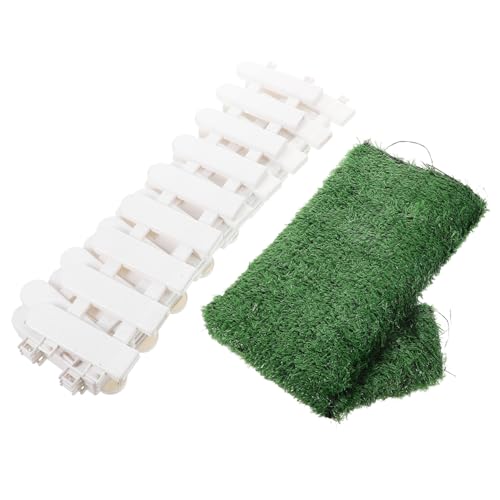 Warmhm Mini Farm Decor Zaun Rasenkanten realistische Nutztiere Mini-Nutztiere Kante für die Landschaftsgestaltung -Nutztiere Gartengraszubehör Mini-Farm-Modellbausatz Plastik Warmhm Mini Farm Decor Zaun Rasenkanten realistische Nutztiere Mini-Nutztiere Kante für die Landschaftsgestaltung -Nutztiere Gartengraszubehör Mini-Farm-Modellbausatz Plastik von Warmhm