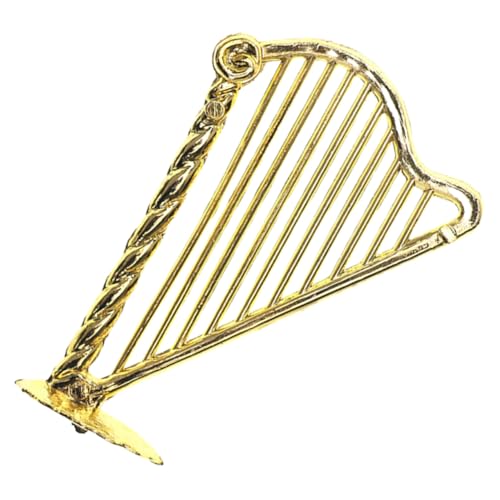 Warmhm 112 Puppenhaus Mini Harfe Musikinstrument Kunststoff Lebensechte Harfe Spielzeug Harfe Für Jungen Und Mädchen von Warmhm