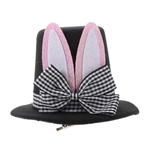 Warmhm Mini Hasenohren Hut Haarklammer Damen Osterfest Karneval Haarclip mit Schleife Komfortabler Kleiner Party Haarreif für Vielseitige Kostüme und Festliche Anlässe Warmhm Mini Hasenohren Hut Haarklammer Damen Osterfest Karneval Haarclip mit Schleife Komfortabler Kleiner Party Haarreif für Vielseitige Kostüme und Festliche Anlässe von Warmhm