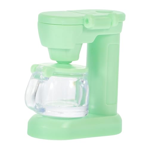 Warmhm Mini-Kaffeemaschine Miniatures miniaturmodelle Puppe Kaffeemaschine für kaffeepadmaschine Dekoration Mini- -Kaffeemaschine- Miniaturgerätemodell Green von Warmhm