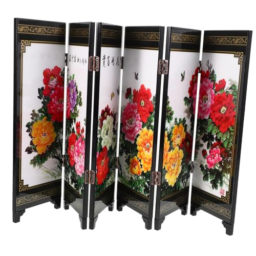 Warmhm Mini Kleiner Bildschirm Wohndekor Couchtisch Ornamente Couchtisch Skulpturen Rustikales Küchendekor Holz von Warmhm